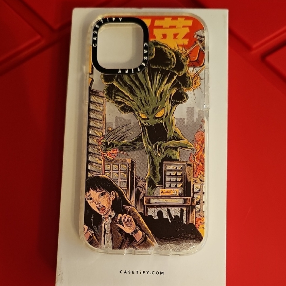 Casetify Graphic Phone Case - Black, Green, and Orange